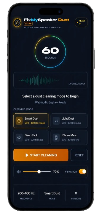 Fix My Speaker Dust