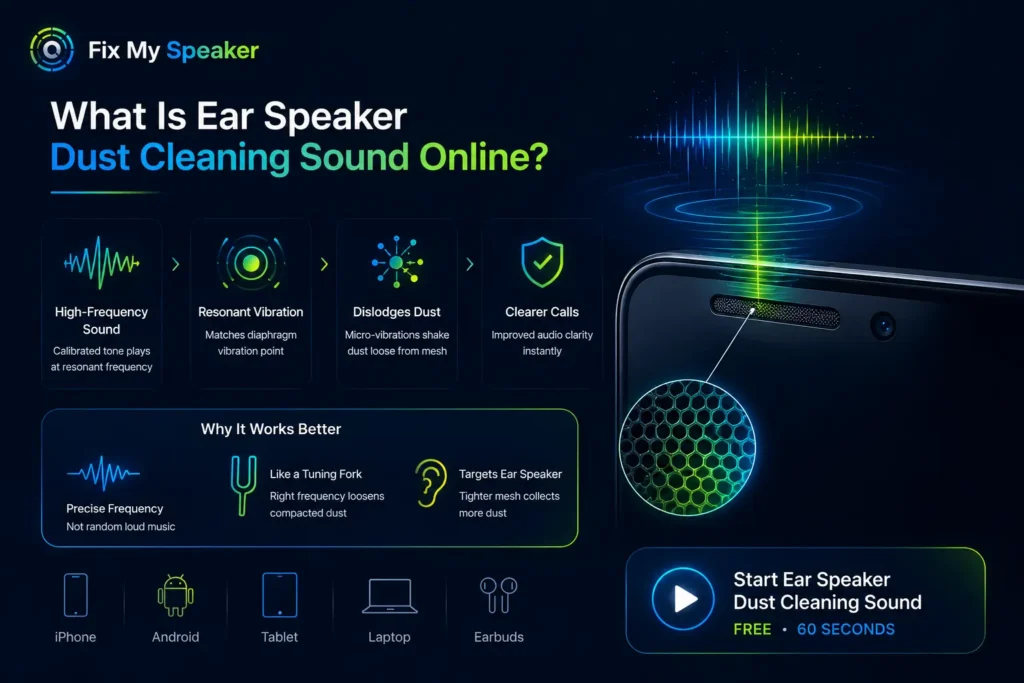 Speaker Dust Cleaning Sound