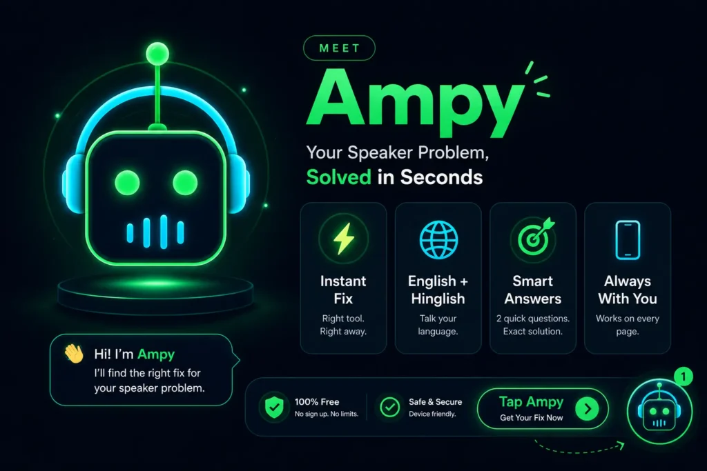 FixMySpeakerLab — Free Speaker Cleaning Tool